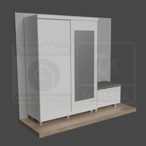 Dressing Hol Alb cu Canapea